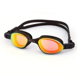 Volare Noosa Swim Goggle Black Gold Mirror