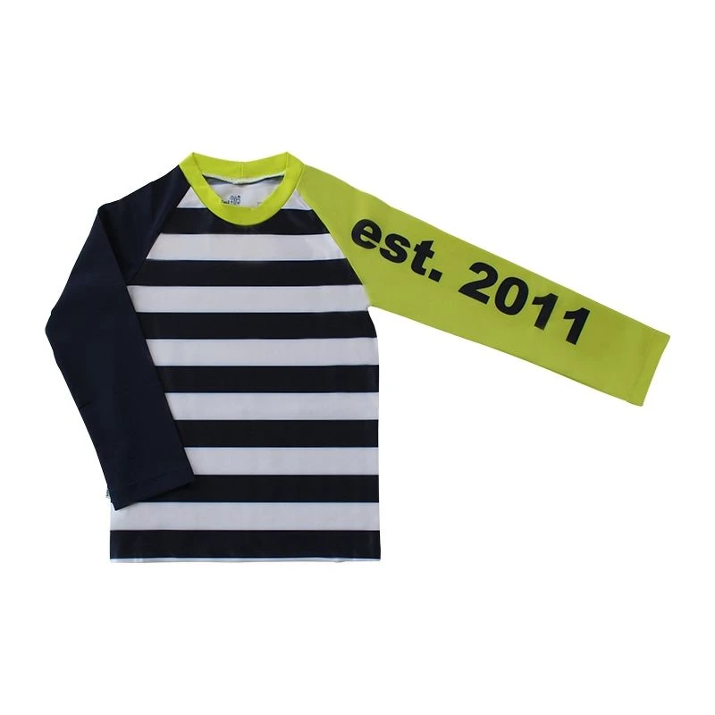 Mini Sandcrabs Shark Mania Long Sleeve Classic Rashie 1 Mini Sandcrabs Shark Mania Long Sleeve Classic Rashie