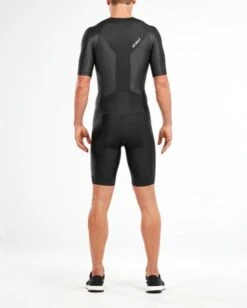 2XU Mens Perform Front Zip Sleeved Trisuit -Best Swimwear Store m t mt4847d blk blk 02 1