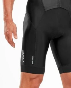 2XU Mens Perform Front Zip Sleeved Trisuit -Best Swimwear Store m t mt4847d blk blk 04 1