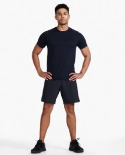 2XU Motion Tech Mens Tee -Best Swimwear Store mr6487a blk blk 14 1000x