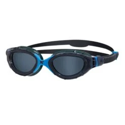 Zoggs Predator Flex Goggle -Best Swimwear Store predator flex goggles grey blue tinted smoke lens