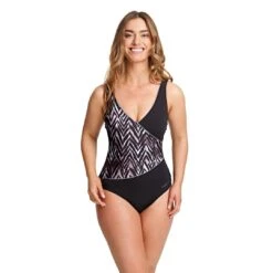 Zoggs Womens Virtual Skin Wrap Front