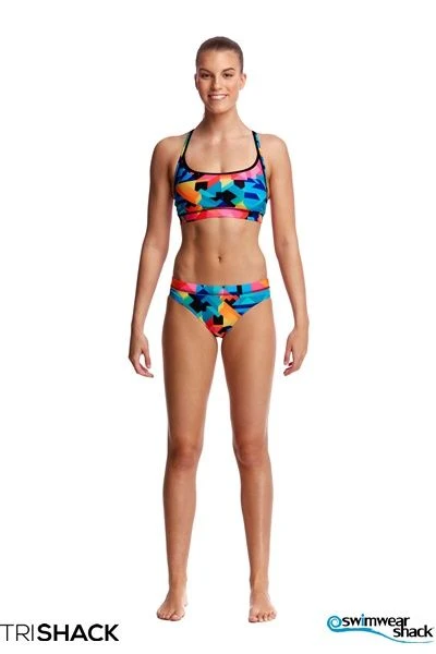 Funkita Ladies Colour Burst Sports Brief - Image 2