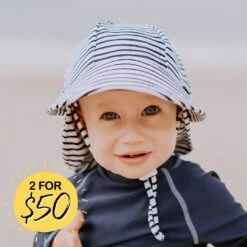 Bedhead Baby Stripe Legionnaire Beach Hat