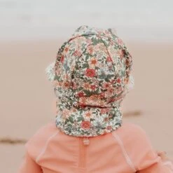 Bedhead Baby Flower Legionnaire Beach Hat -Best Swimwear Store sw lg206 flower swimwear shack2
