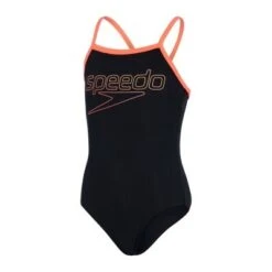 Speedo Girls Boom Logo Thinstrap Muscleback -Best Swimwear Store swimwear shack 8 09533h066 7