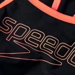 Speedo Girls Boom Logo Thinstrap Muscleback -Best Swimwear Store swimwear shack 8 09533h066 8