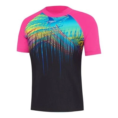 Speedo Tropical Girls Short Sleeve Rash Top 2 Speedo Tropical Girls Short Sleeve Rash Top - Image 2