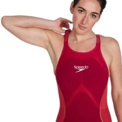 Speedo LZR Intent Closedback Kneeskin Red/Gold -Best Swimwear Store swimwear shack 8 11975h088 1