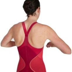 Speedo LZR Intent Closedback Kneeskin Red/Gold -Best Swimwear Store swimwear shack 8 11975h088 6