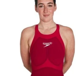 Speedo LZR Valor Openback Kneeskin Red -Best Swimwear Store swimwear shack 8 11978h087 5