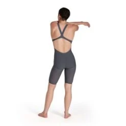 Speedo LZR Valor Openback Kneeskin Charcoal/Teal/Red -Best Swimwear Store swimwear shack 8 11978h147 3