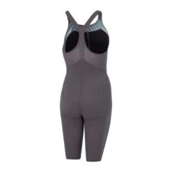 Speedo LZR Valor Closedback Kneeskin Charcoal/Teal/Red