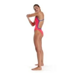 Speedo Womens Eco Solid VBack -Best Swimwear Store swimwear shack 8 12843h217 4