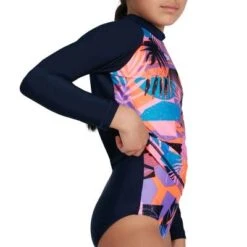 Speedo Girls Printed Long Sleeved Rashie -Best Swimwear Store swimwear shack 8 13038h129 extra2