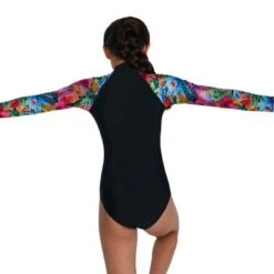 Speedo Girls Long Sleeve Paddle Suit -Best Swimwear Store swimwear shack 8 13498h028 5
