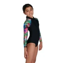 Speedo Girls Long Sleeve Paddle Suit -Best Swimwear Store swimwear shack 8 13498h028 6
