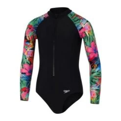 Speedo Girls Long Sleeve Paddle Suit -Best Swimwear Store swimwear shack 8 13498h028 7