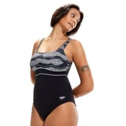 Womens Shaping Contour Eclipse Speedo Printed 1 Piece -Best Swimwear Store swimwear shack 8 00306815149 6