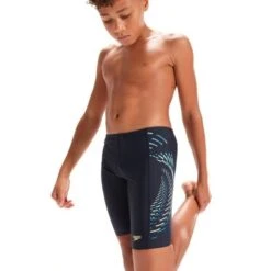 Boys Plastisol Placement Speedo Jammer -Best Swimwear Store swimwear shack 8 00317014378 extra1