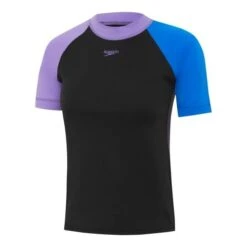 Speedo Short Sleeve Girls Rash Top