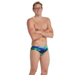 Mens Lightning Digital 7cm Speedo Brief