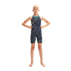 Speedo Girls Fastskin Endurance+ Openback Navy/Lilac -Best Swimwear Store swimwear shack 8 09732h579 4