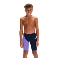 Speedo Fastskin Boys Endurance+ High Waisted Jammer Navy