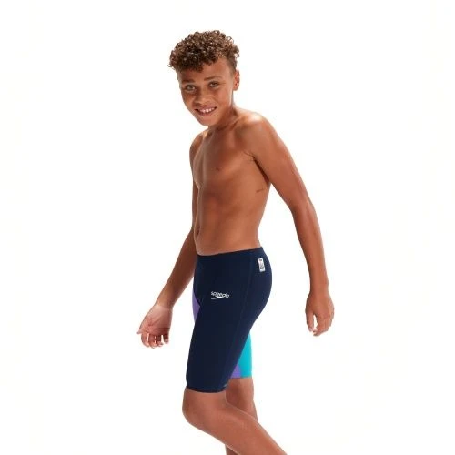 Speedo Fastskin Boys Endurance+ High Waisted Jammer Navy 2 Speedo Fastskin Boys Endurance+ High Waisted Jammer Navy - Image 2