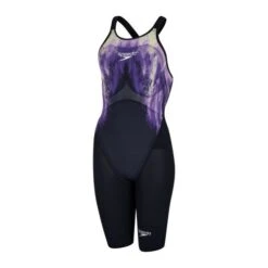 Speedo LZR Pure Valor Womens Openback Navy/Lilac -Best Swimwear Store swimwear shack 8 11978h550 7