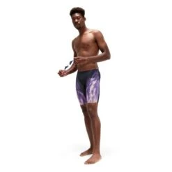 Speedo Mens LZR Pure Valor Jammer Navy/Lilac -Best Swimwear Store swimwear shack 8 11980h550 4
