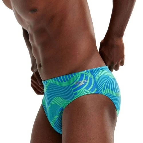 Mens Speedo 8cm Allover Digital Brief 4 Mens Speedo 8cm Allover Digital Brief - Image 4