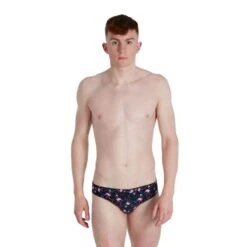 Speedo Mens Flamingo Flare 5cm Allover Brief