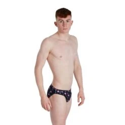 Speedo Mens Flamingo Flare 5cm Allover Brief -Best Swimwear Store swimwear shack 8 13073h155 extra5