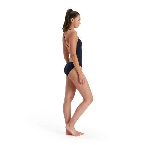 Speedo Womens ECO Endurance+ Thinstrap Navy 4 Speedo Womens ECO Endurance+ Thinstrap Navy - Image 4
