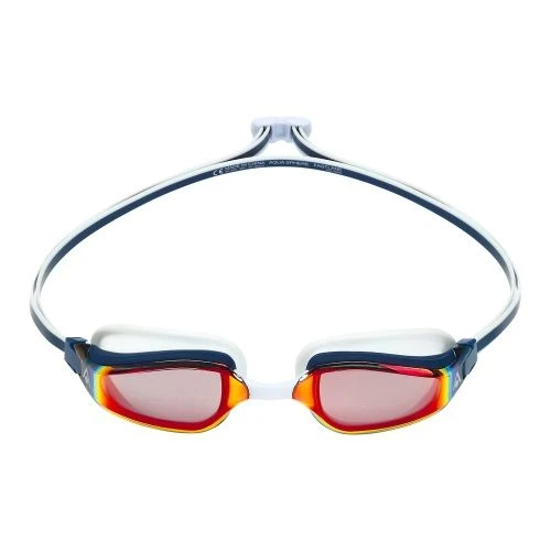 AQUA SPHERE Aquasphere Fastlane Mirror Goggle - Navy/Red Frame 4 AQUA SPHERE Aquasphere Fastlane Mirror Goggle - Navy/Red Frame - Image 4