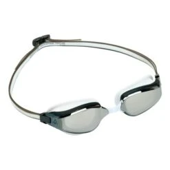 AQUA SPHERE Aquasphere Fastlane Mirror Goggle - White/Grey Frame 7 AQUA SPHERE Aquasphere Fastlane Mirror Goggle - White/Grey Frame -Best Swimwear Store swimwear shack fastlane ep2990910lms white grey lms 03 right