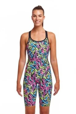 Funkita Ladies Fast Legs One Piece Messed Up -Best Swimwear Store swimwear shack fks062l messed up 01