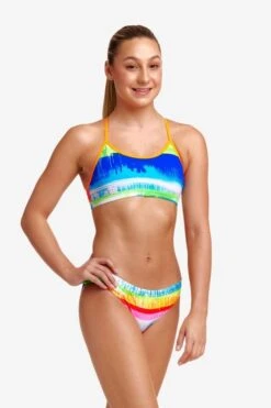 Funkita Girls Racerback Two Piece Dye Hard