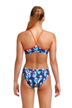 Funkita Girls Racerback Two Piece Pengoo Parade -Best Swimwear Store swimwear shack fs02g pengoo parade 02