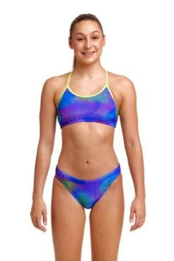 Funkita Girls Racerback Two Piece Screen Time -Best Swimwear Store swimwear shack fs02g screen time 01