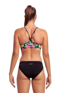 FUNKITA Crystal Eyes Ladies Sports Top -Best Swimwear Store swimwear shack fs02l crystal eyes 02 1