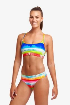 Funkita Ladies Sports Top Dye Hard -Best Swimwear Store swimwear shack fs02l dye hard 15 1