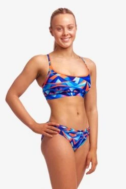 FUNKITA Mad Mirror Ladies Sports Top -Best Swimwear Store swimwear shack fs02l mad mirror 31