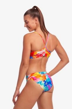 FUNKITA Messy Monet Ladies Sports Top -Best Swimwear Store swimwear shack fs02l messy monet 08
