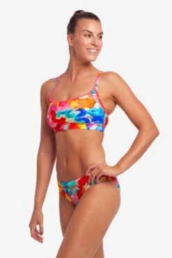 FUNKITA Messy Monet Ladies Sports Top -Best Swimwear Store swimwear shack fs02l messy monet 12