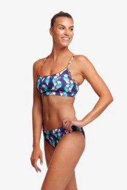 Funkita Sports Brief Ladies Pengoo Parade -Best Swimwear Store swimwear shack fs02l pengoo parade 10 1