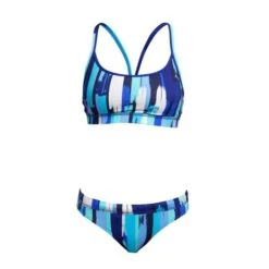 FUNKITA Roller Paint Ladies Sports Top -Best Swimwear Store swimwear shack fs02l roller paint 02