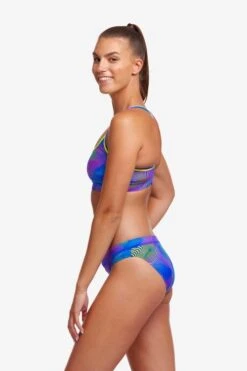 Funkita Ladies Sports Top Screen Time -Best Swimwear Store swimwear shack fs02l screen time 07 1